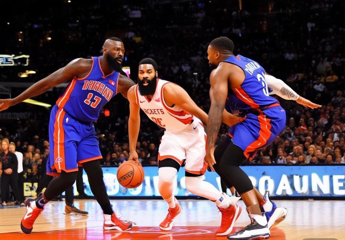 2018NBA火箭对活塞经典对决：哈登与德拉蒙德火花碰撞解析(图2)